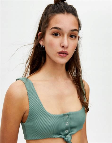 Pull Bear Góra Bikini Prążki SJ7 Xxh xs Ceny i opinie Ceneo pl