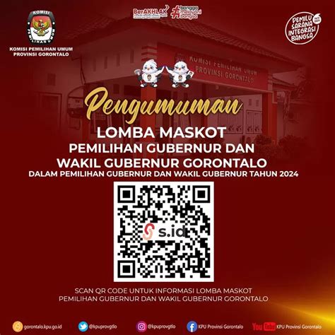 Kpu Provinsi Gorontalo Adakan Lomba Desain Maskot Pilgub Dengan