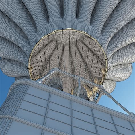 Hot Air Balloon 3D Model 59 Max Obj Free3D