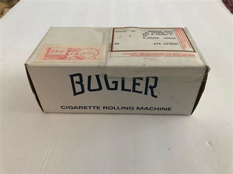 Vintage Bugler Cigarette Rolling Machine New In Box Brown Williamson