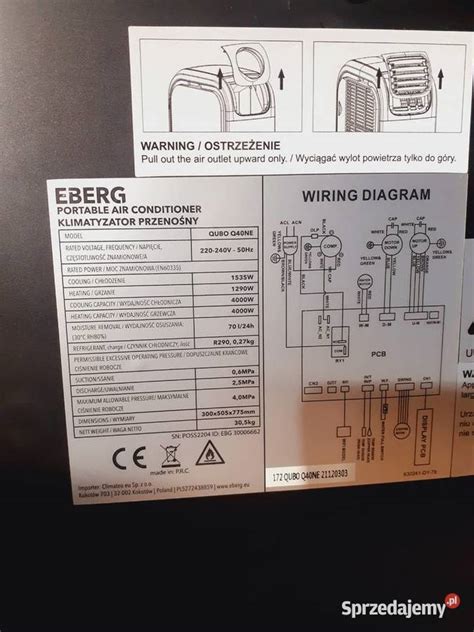 Klimatyzator Przeno Ny Eberg Qubo Q Ne Kw Gwarancja Mi Dzyb Rz