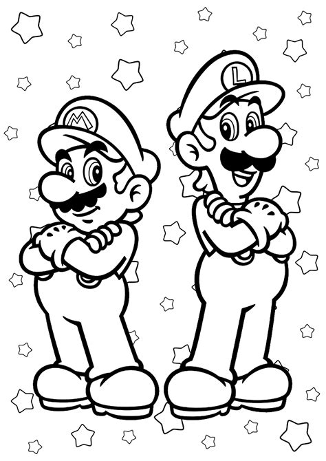 40 Dibujos De Mario Bros Para Colorear E Imprimir 24horas