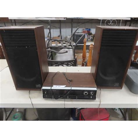 Lloyds Stereo With Speakers Mcsherry Auction Service Ltd