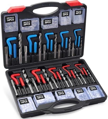 Helicoil Thread Repair Tool Kit 320 Piece Metric Sae Heli Coil Rethreading Insert