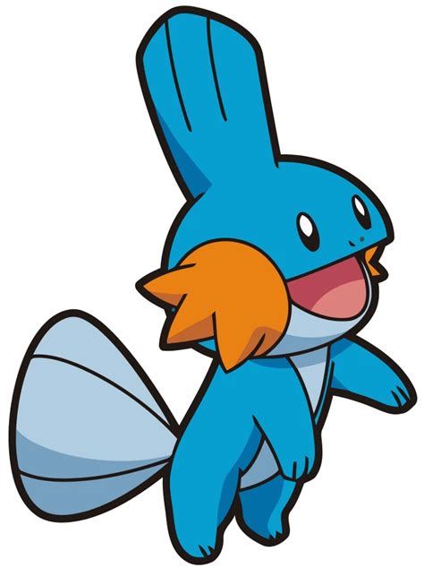 Mudkip Pok Mon Blue Evolution Water Png