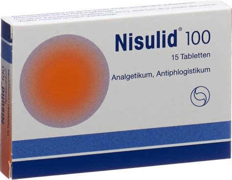 Nisulid 100 Tabletten 100mg 15 Stück in der Adler Apotheke