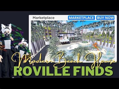 [HOUSE TOUR] - Modern Beach House | RoVille Finds | RoVille Builds - YouTube