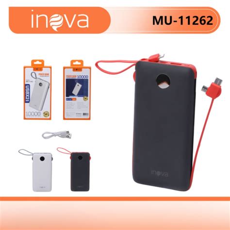 Carregador Portatil Powerbank 10 000mah 2xusb Inova Mu 11262