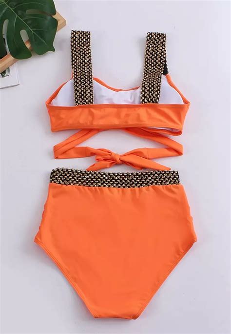 Lycka Bhs European Lady Bikini Swimwear Orange Buy Lycka