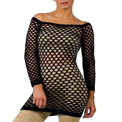 Summer Hot Fishnet Long Sleeve Shirt Dancing Blouse Top Beach Suite Ebay
