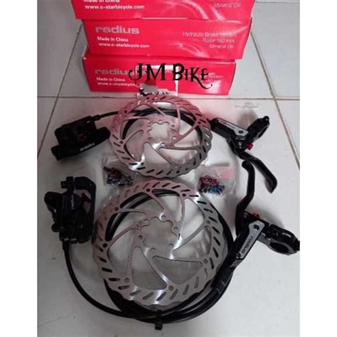 Jual Rem Hidrolik Disc Brake Hidrolic Radius Plus Rotor 160 Mm Shopee