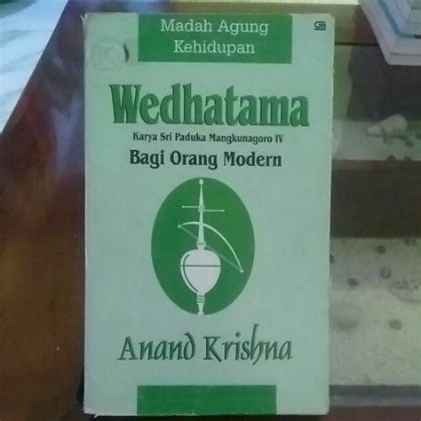 Jual Wedhatama Bagi Orang Modern Madah Agung Kehidupan Anand Krishna