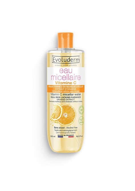 Evoluderm Vitamin C Micellar Water 500ML | Beauty for you Malta