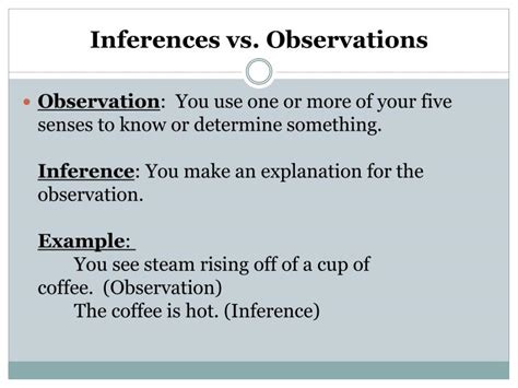 Inference Vs Observation Pdf