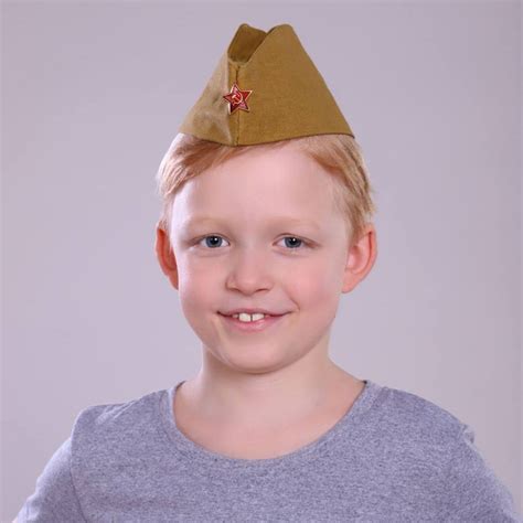 Пилотка со звездой военная советская 54 размер - купить по доступным ...