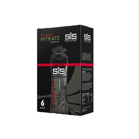 Гель SiS Performance Nitrate Gel 6x60ml Blood Orange - купить Гели ...