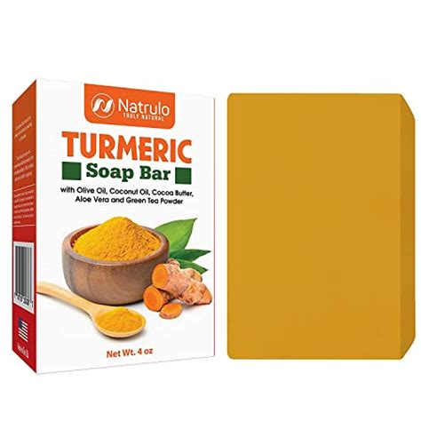 Turmeric Soap Bar for Face & Body - All Natural Turmeric Cleansing Skin ...