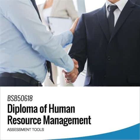 BSB50618 Diploma Of Human Resource Management Assessment Tools