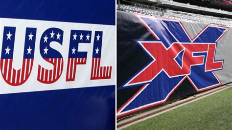 Pro Football Leagues Xfl And Usfl Announce Intent To Merge