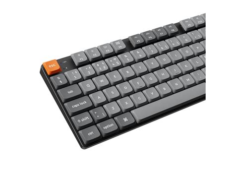 Keychron K5 MAX QMK VIA Wireless RGB Hot Swap Low Profile Red Gray Gaming Tastatur Nordisk