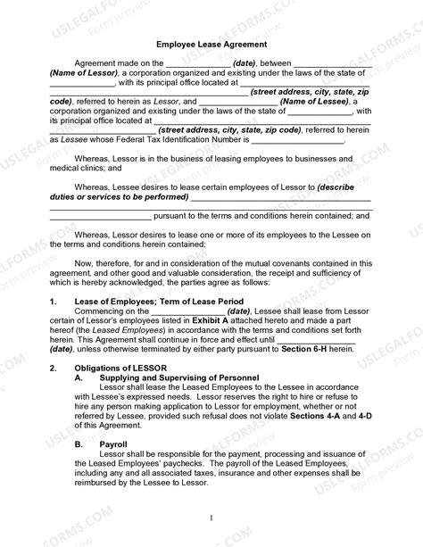 Staff Rental Agreement Form Bc | US Legal Forms