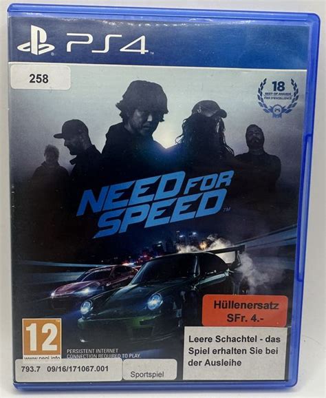 Need for Speed - PlayStation 4 (OVP) | Kaufen auf Ricardo
