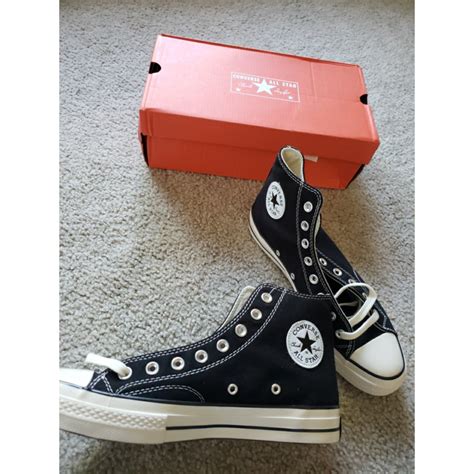 Mens Converse Chuck Taylor All Star 70 Black Egret High Top 162050c ใหม ่ ในกล ่ อง Shopee