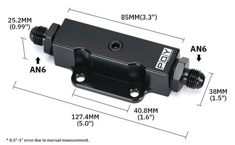 Amazon Pqy Universal Inline An Fuel Filter Micron With Npt