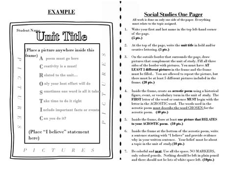 Social Studies Border