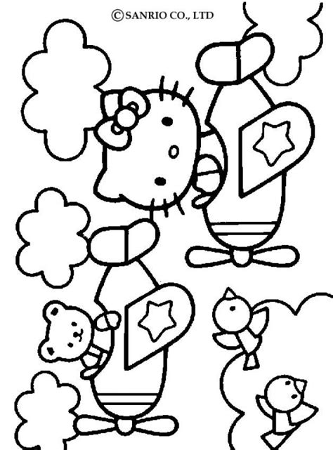 HELLO KITTY coloring pages - Hello Kitty and friends | Hello kitty colouring pages, Hello kitty ...