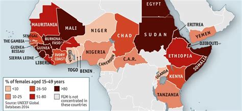 La Carte Des Excisions En Afrique Et Au Moyen Orient Slate Fr