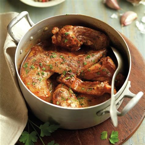 Conejo Al Horno Con Patatas Y Champi Ones