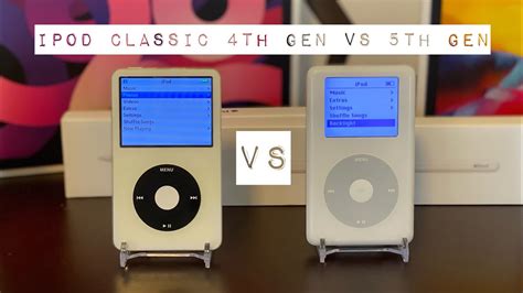 Ipod Classic 4th Gen Vs 5th Gen Which One Should You Buy In 2021 Youtube