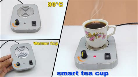 How to make Coffee & Tea Cup Heater | Electric Coffee Warmer - YouTube