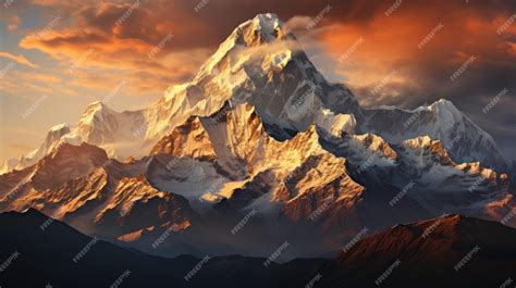 Premium Photo | Splendid Himalayan Sunrise