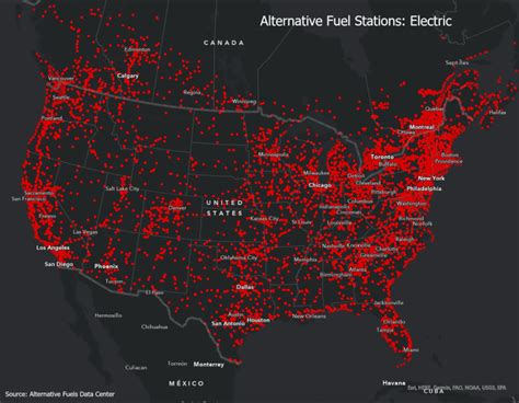 Us Alternative Fuel Locations Map Wondering Maps