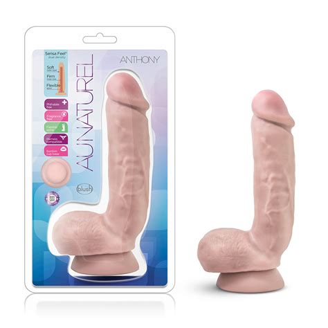 Anthony Dildo Au Naturel In W Balls Beige Blush Satisfaction