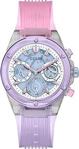 Amazon Guess Reloj Deportivo Transparente Multifunci N De In