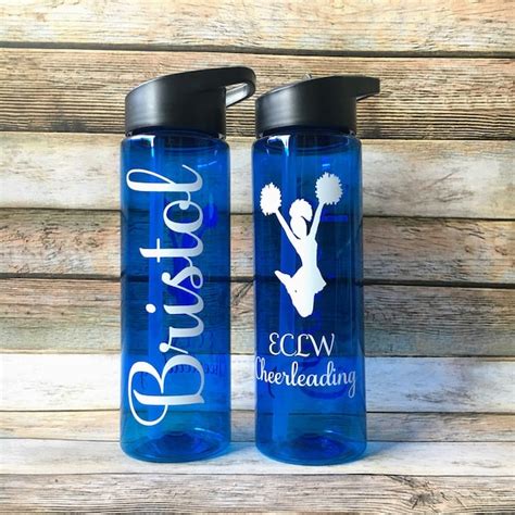 Personalized Cheer Water Bottles Cheer Squad Gift Cheerleader 60