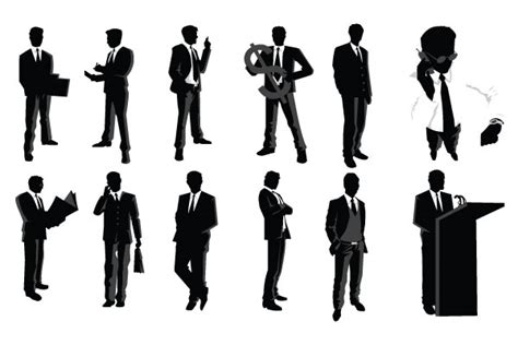 businessman silhouette - Clip Art Library