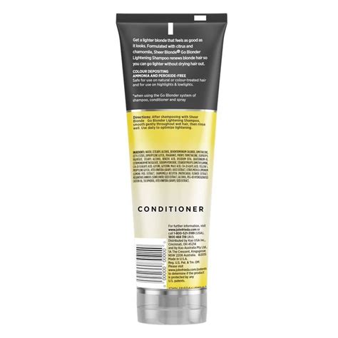 John Frieda Sheer Blonde Go Blonder Lightening Conditioner Fl Oz Blonde Blonder Sheer