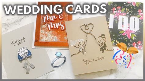 4 Handmade Wedding Card Ideas That Couples Will Love Diy Engagement Card Youtube