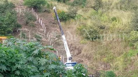 Cae Auto A Barranco En El Cerro Microondas El Sol De Nayarit