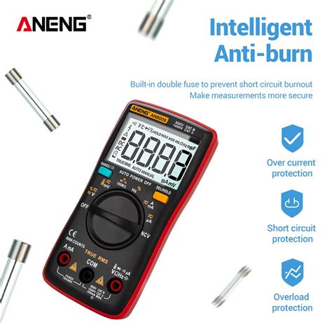ANENG AN8009 True-RMS Digital AC/DC Multimeter Tra... – Grandado
