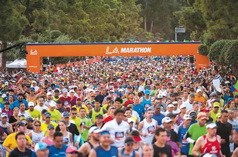 La Marathon Runners To Pass Through Local Area Beverly Press And Park