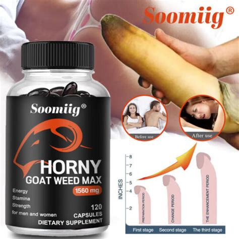 Horny Goat Weed Mg High Strength Capsules Male Libid Boost