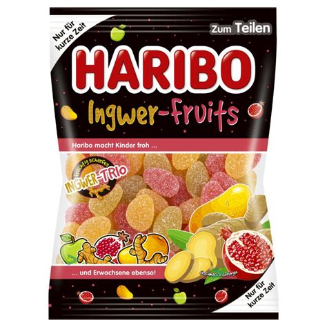 Haribo Ingwer Fruits 175g Packung