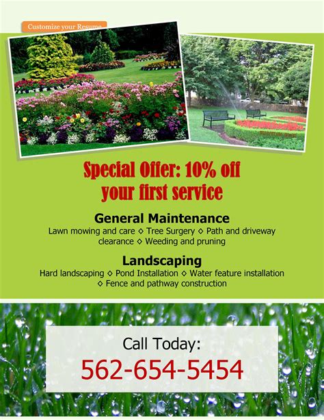 30 Free Lawn Care Flyer Templates [Lawn Mower Flyers] ᐅ TemplateLab