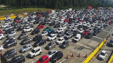 Agora Sistema Anchieta Imigrantes Tem Congestionamentos Sentido Litoral