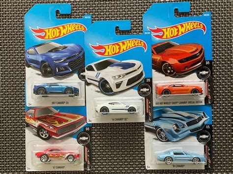 Hot Wheels Chevy Camaro Set Fifty